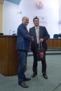 Prezydent Andrzej Nowakowski i wicegubernator Bayanzurkh Bayasakh Tumurbaatar