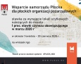 Wsparcie samorządu Płocka dla organizacji pozarządowych