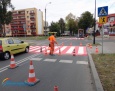 Znakowanie poziome al. Piłsudskiego