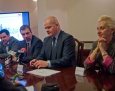Minister Andrzej Halicki na płockiej skarpie