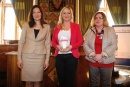 Anna Biszkowiecka - redaktor naczelna Forum Biznesu, Monika Maron-Kozicińska – kierownik Oddziału Informacji Miejskiej UMP w Płocku, prof. dr hab. Maria Flis - prorektor Uniwersytetu Jagiellońskiego