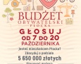 Zaczynamy głosowanie w Budżecie Obywatelskim Płocka