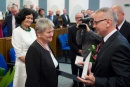 Medal odbiera Barbara Szurgocińska 