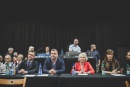 Jury konkursu Senioriada. Od prawej: Małgorzata Kułakowska, posłanka Elżbieta Gapińska, Radosław Malinowski, Adam Mieczykowski