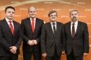 Jacek Terebus, Andrzej Nowakowski, Roman Siemiątkowski i Dariusz Ciarkowski