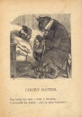 Drzeworytowa ilustracja do bajki pt. „Chory kotek”, pochodząca z tomu utworów S. Jachowicza „Bajki i powiastki” wydanego w 1871 r. (egzemplarz ze zbiorów Biblioteki im. Zielińskich TNP)