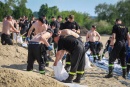 Straż pożarna dodatkowo zabezpieczyła wały przed przesiąkaniem i rozmyciem