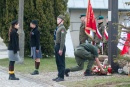 Uroczystości przy Krzyżu Katyńskim na cmentarzu komunalnym