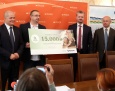 Pozytywna energia zamieniona na czek