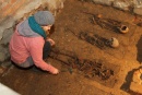 Prace archeologiczne - pochówki poddane eksploracji jesienią 2012 r.