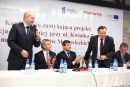 Prezydent Płocka Andrzej Nowakowski, wiceminister Piotr Żuchowski, prezes 