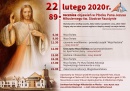 program uroczystości jubileuszu 89. rocznicy objawień Pana Jezusa Miłosiernego 