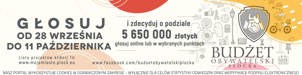 Głosuj w budżecie obywatelskim Płocka